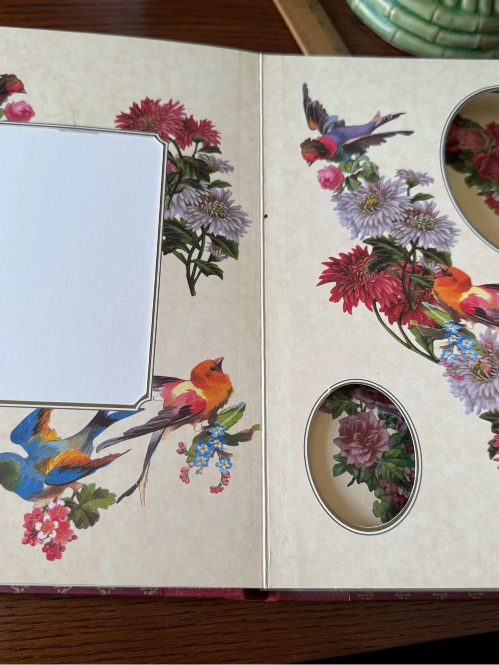NEW Victoriana Photograph Album Brand New Heavy Duty Beautiful Colorful Pages